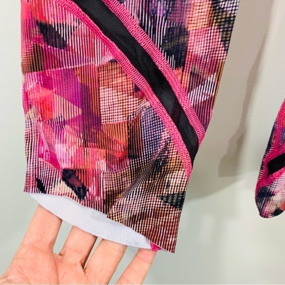 Lululemon On Pace Crop *21" Sun Dazed Multi Pink Size 6 - Picture 7 of 10